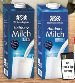 E-Center Weihenstephan Haltbare Milch Angebot