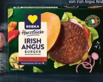 E-Center Edeka Herzstücke Irish Angus Burger Angebot