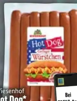 Edeka Wiesenhof Hot Dog Geflügel-Würstchen Angebot