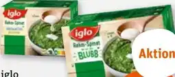 tegut Iglo Rahm-Spinat mit dem Blubb Angebot