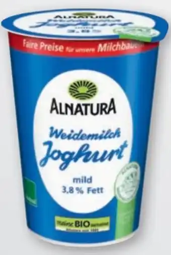 tegut Alnatura Bio-Weidemilch Joghurt Angebot