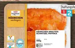 REWE Center Rewe Regional Hähnchen-Minutenschnitzel Angebot