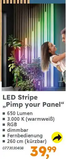 Globus Baumarkt LED Stripe „Pimp your Panel" Angebot