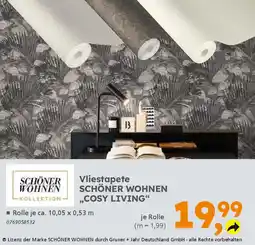 Globus Baumarkt SCHÖNER WOHNEN Vliestapete ,,COSY LIVING" Angebot