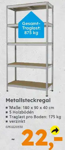 Globus Baumarkt Metallsteckregal Angebot