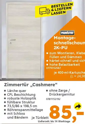 Globus Baumarkt Zimmertür,,Cashmere" Angebot