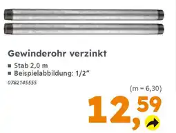 Globus Baumarkt Gewinderohr verzinkt Angebot