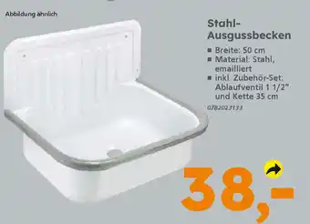 Globus Baumarkt Stahl- Ausgussbecken Angebot