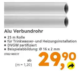 Globus Baumarkt Alu Verbundrohr Angebot