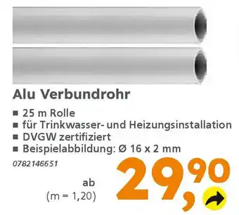 Globus Baumarkt Alu Verbundrohr Angebot