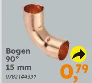 Globus Baumarkt Kupfer zum Löten Bogen 90° Angebot