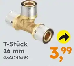 Globus Baumarkt Alu-Verbund zum Pressen T-Stück 16 mm Angebot