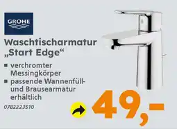 Globus Baumarkt GROHE Waschtischarmatur „Start Edge" Angebot