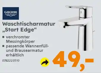 Globus Baumarkt GROHE Waschtischarmatur „Start Edge" Angebot