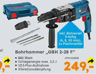 Globus Baumarkt BOSCH Bohrhammer „GBH 2-28 F❝ Angebot