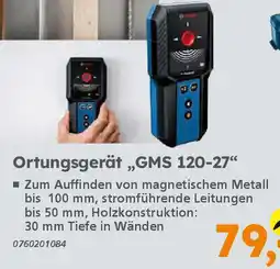 Globus Baumarkt BOSCH Ortungsgerät,,GMS 120-27" Angebot