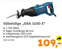 Globus Baumarkt BOSCH Säbelsäge,,GSA 1100 E" Angebot