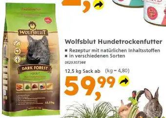 Globus Baumarkt Wolfsblut Hundetrockenfutter Angebot