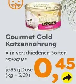 Globus Baumarkt Gourmet Gold Katzennahrung Angebot