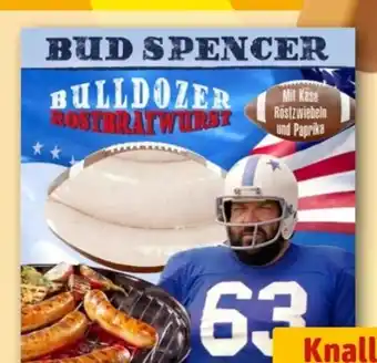 REWE Center Metten Bud Spencer Bulldozer Rostbratwurst Angebot