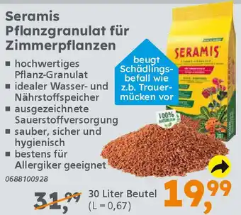 Globus Baumarkt Seramis Pflanzgranulat für Zimmerpflanzen Angebot