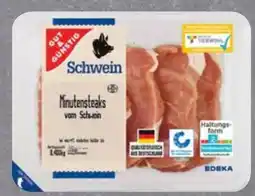 Edeka Gut & Günstig Schweine-Minutensteak Angebot