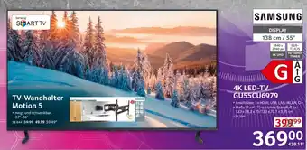 Selgros Samsung 4K LED-TV GU55CU6979 Angebot