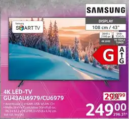 Selgros SAMSUNG 4K LED-TV GU43AU6979/CU6979 Angebot