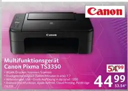 Selgros Canon Multifunktionsgerät Canon Pixma TS3350 Angebot