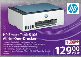 Selgros HP Smart Tank 5106 All-in-One-Drucker Angebot