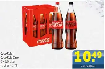 Getränke Arena Coca-cola oder coca-cola zero Angebot