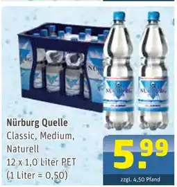 Getränke Arena Nürburg quelle classic, medium, naturell Angebot