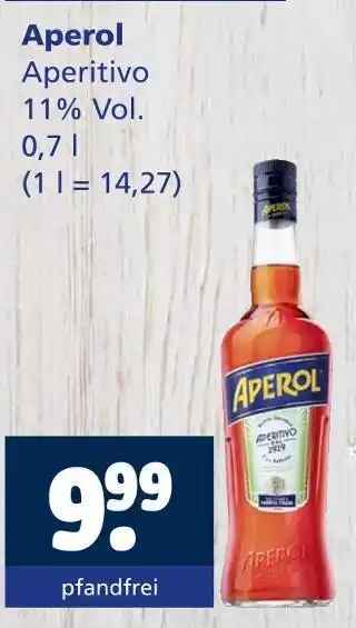 Getränkewelt Aperol aperitivo Angebot