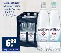 Getränkewelt Gerolsteiner mineralwasser Angebot