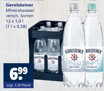 Getränkewelt Gerolsteiner mineralwasser Angebot