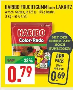 Marktkauf Haribo fruchtgummi oder lakritz Angebot