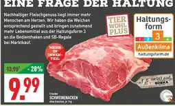 Marktkauf Meinland frischer schweinenacken Angebot