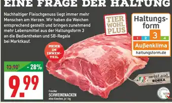 Marktkauf Meinland frischer schweinenacken Angebot