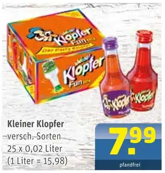 Getränke Arena Kleiner klopfer Angebot