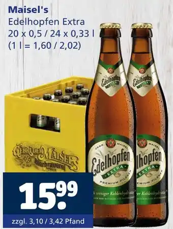 Getränkewelt Maisel's edelhopfen extra Angebot