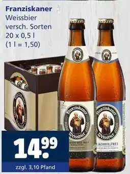 Getränkewelt Franziskaner weissbier Angebot