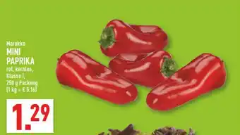 Marktkauf Marokko mini paprika Angebot