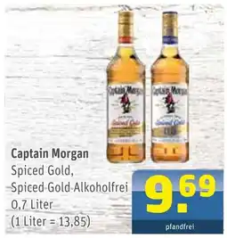 Getränke Arena Captain morgan spiced gold oder spiced-gold-alkoholfrei Angebot