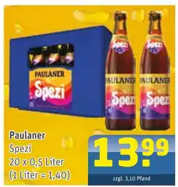 Getränke Arena Paulaner spezi Angebot