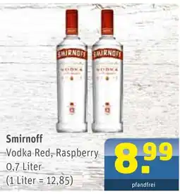 Getränke Arena Smirnoff vodka-red, raspberry Angebot