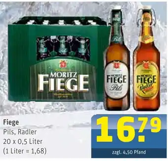 Getränke Arena Fiege pils, radler Angebot