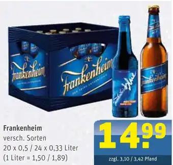 Getränke Arena Frankenheim frankenheim Angebot