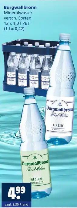 Getränkewelt Burgwallbronn mineralwasser Angebot