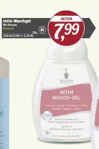 Pro Biomarkt Intim Waschgel 250ml Angebot