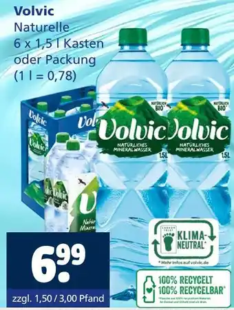 Getränkewelt Volvic naturelle Angebot